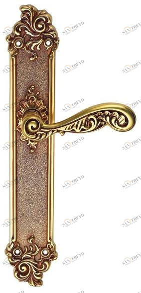LINEA CALI' Ручка из хромированной латуни на пластине Rococò sun-id-1500611