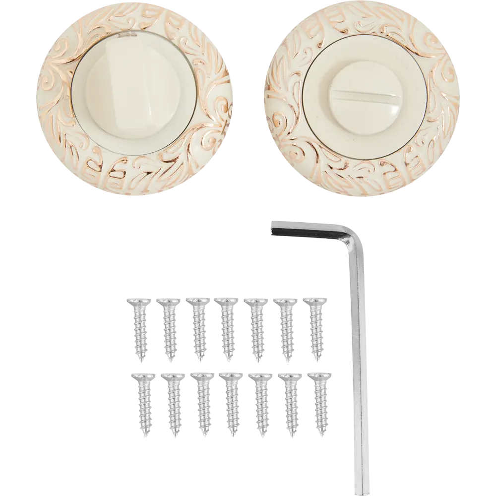 Santreyd Фиксатор дверной WC 17W/P в элегантном бело-золотом исполнении 85218980 STLM-0059961 - Вид №2