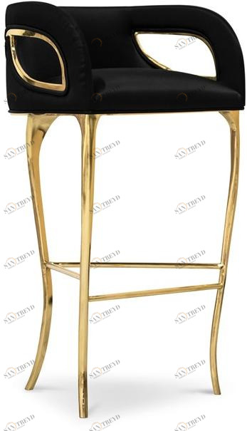 KOKET Табурет из ткани со спинкой Chandra sun-id-1361279