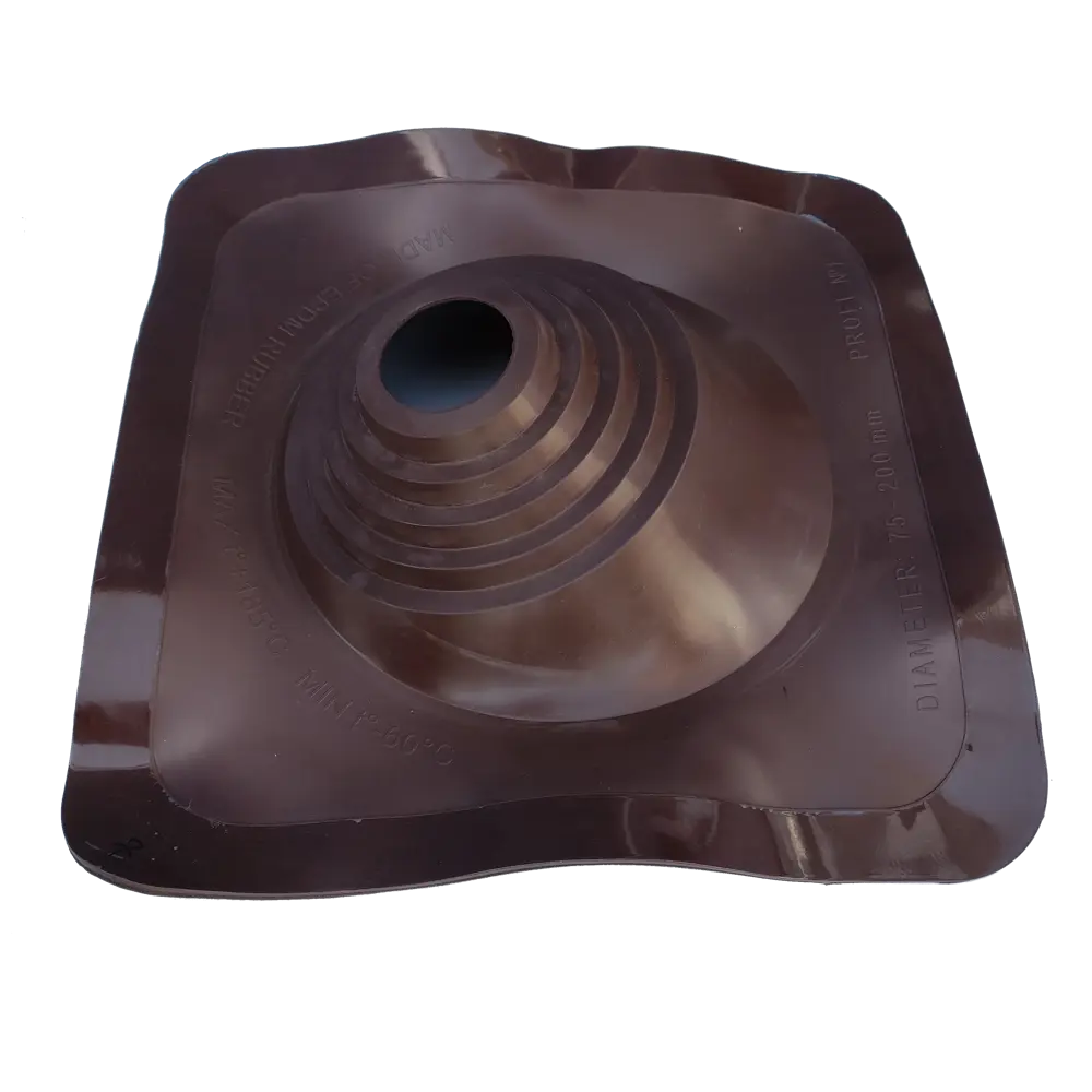 Проходка кровельная угловая №1 d.75x200 мм коричневый 88294870 STLM-2045749 Santreyd нет