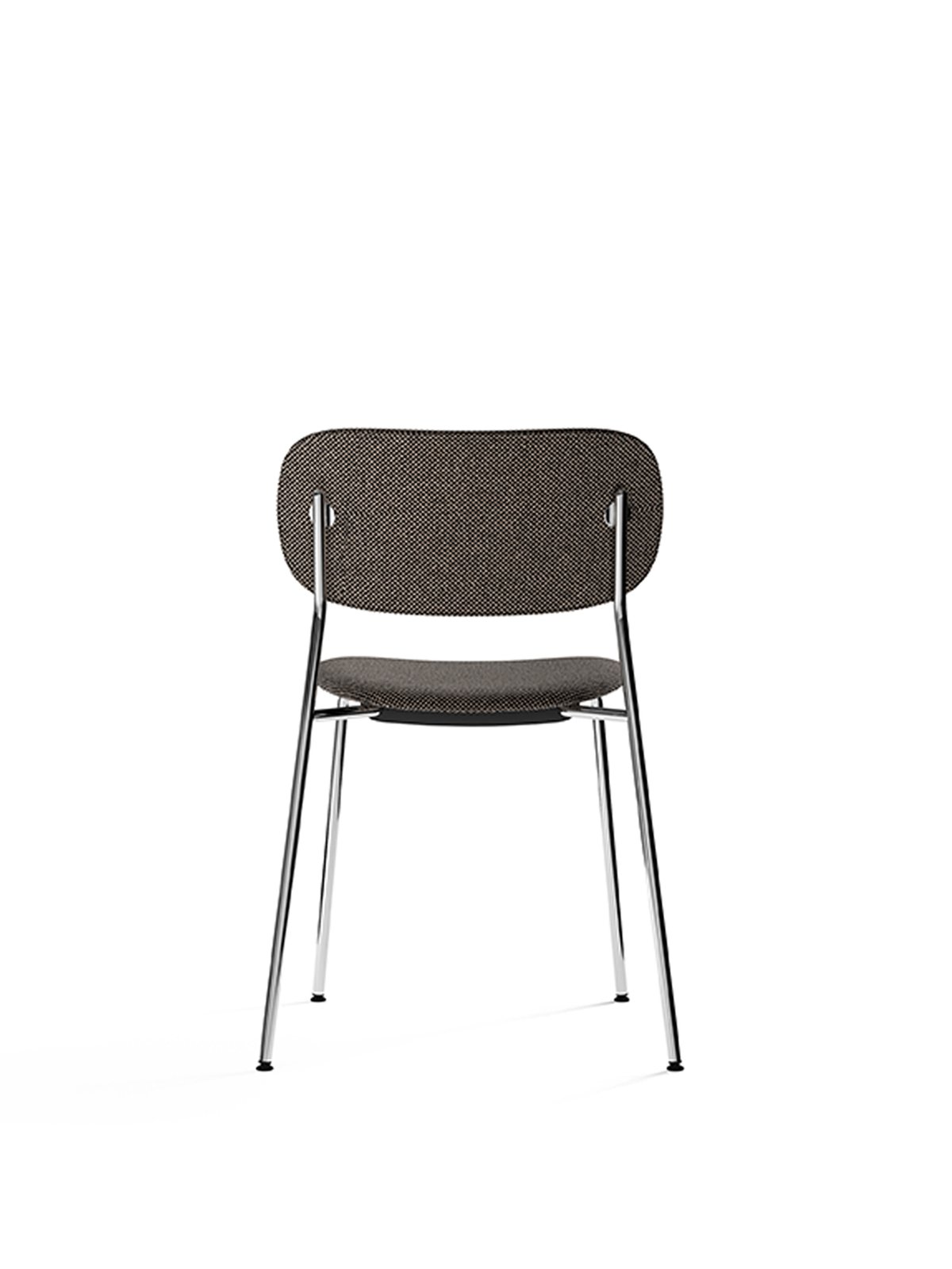 1178004-000300ZZ MENU Обеденный стул, полностью обитый, хром Дакар - 0250  - Вид №1