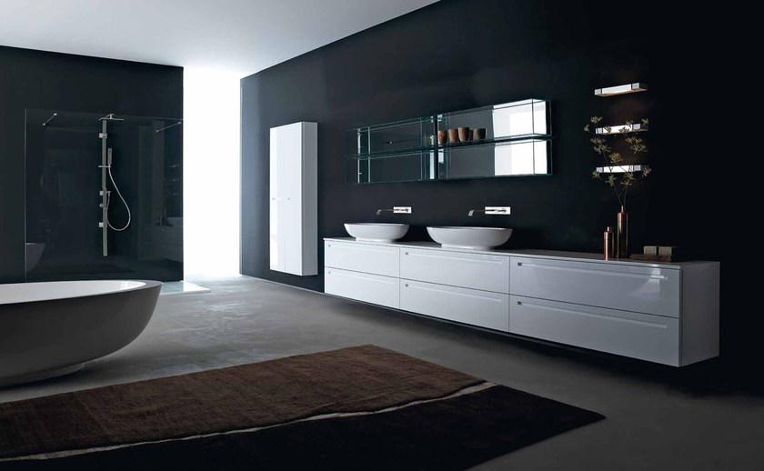 RIFRA Лаковая тумба под умывальник с ящиками Zero bagno sun-id-1421883 - Вид №6