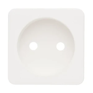 Накладка для розетки без заземления Lexman Cosy, цвет белый