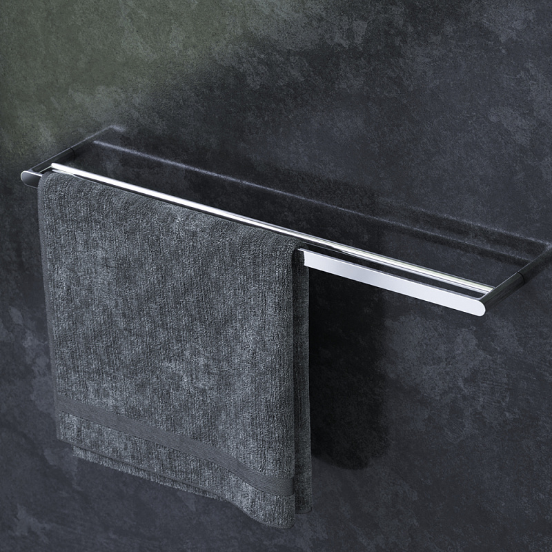 A50336464 Двойная вешалка для полотенец 60 см хром шт AM.PM Inspire - Вид №1