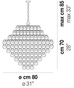 Vetreria Vistosi Хрустальный подвесной светильник Minigiogali sun-id-1453830 - Вид №2
