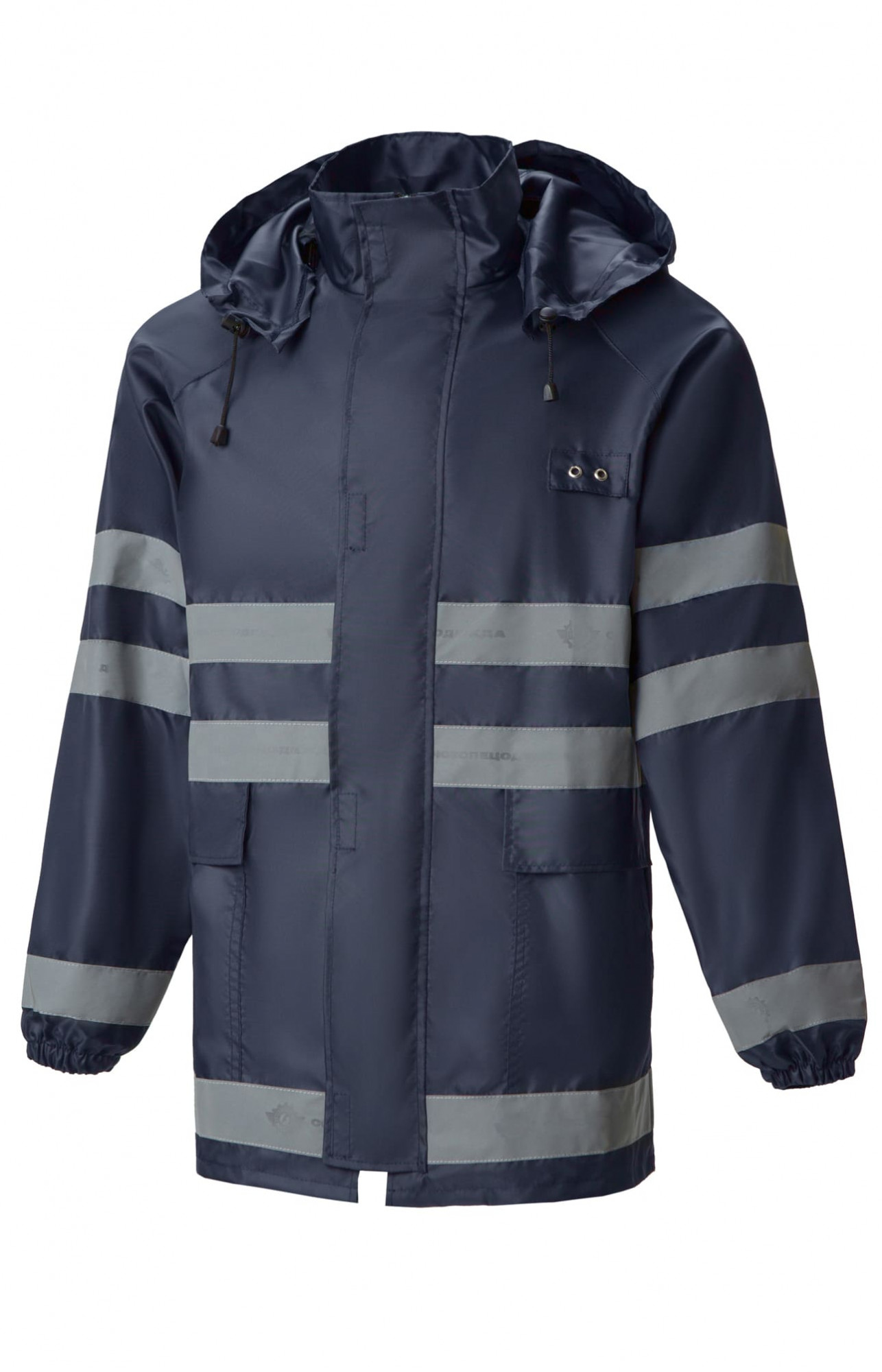 65800 Куртка-ветровка с СВП синяя  Непромокаемая спецодежда  размер 52-54/182-188 