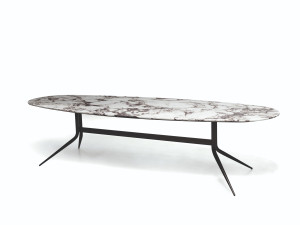 Обеденный стол из мрамора или МДФ