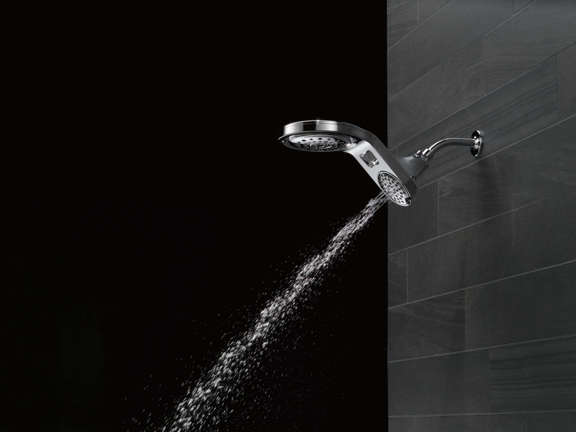 58580-25-PK HydroRain® 5-настройка душевая лейка два в одном Delta Faucet Universal Showering Хром  - Вид №25