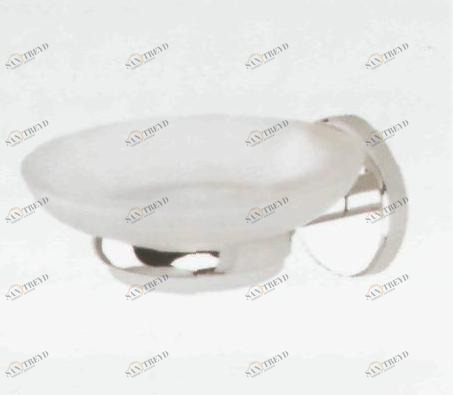 Мыльница стекл. 20185 (хр) (SF) SAN FONTE 241074