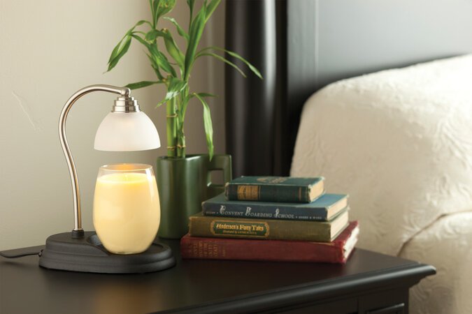 Электрическая лампа для ароматизации "Аврора" хром CANDLE WARMERS  268150 Хром  - Вид №1