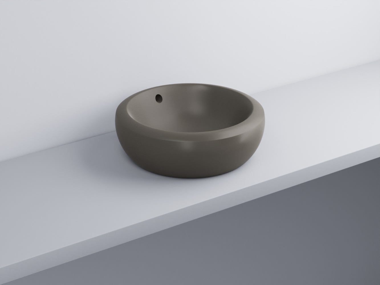 FLLA45-FN Раковина накладная прямоугольная 45 cielo Fluid Ceramica Cielo