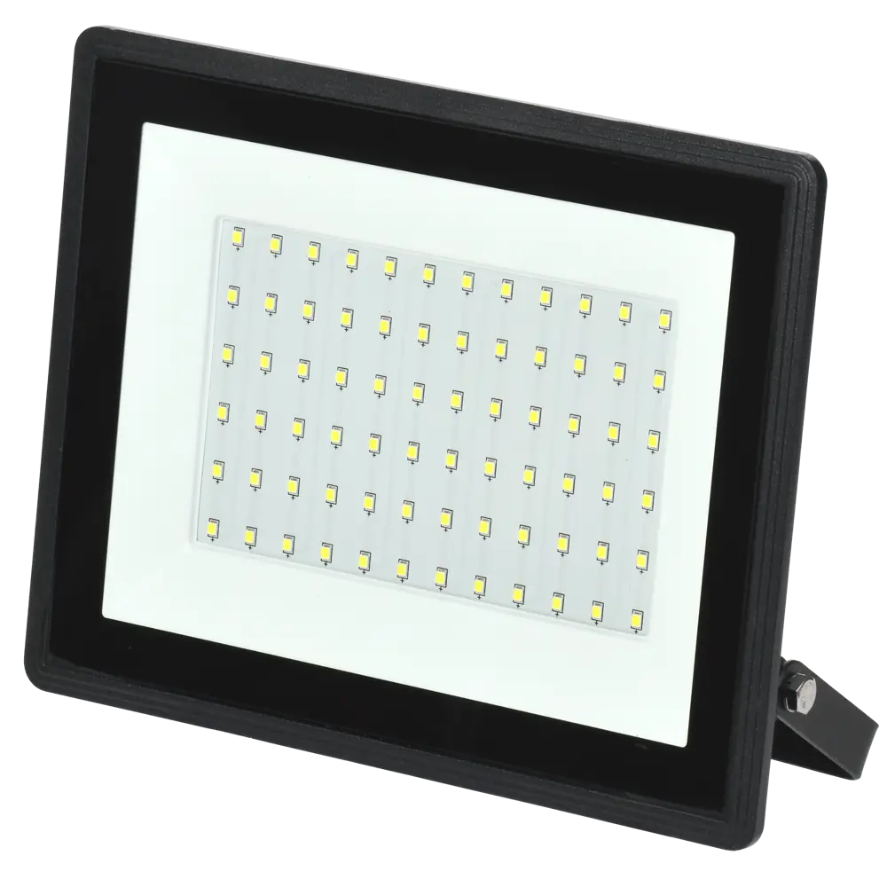 Прожектор светодиодный уличный SMD IEK СДО 06-100 100 Вт 6500K IP65 переносной, холодный белый свет STLM-2047008