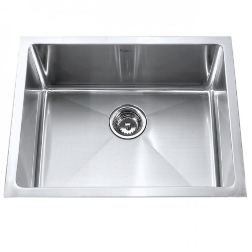 KHU101-23 Мойка кухонная прямоугольная Krausru  - Вид №11