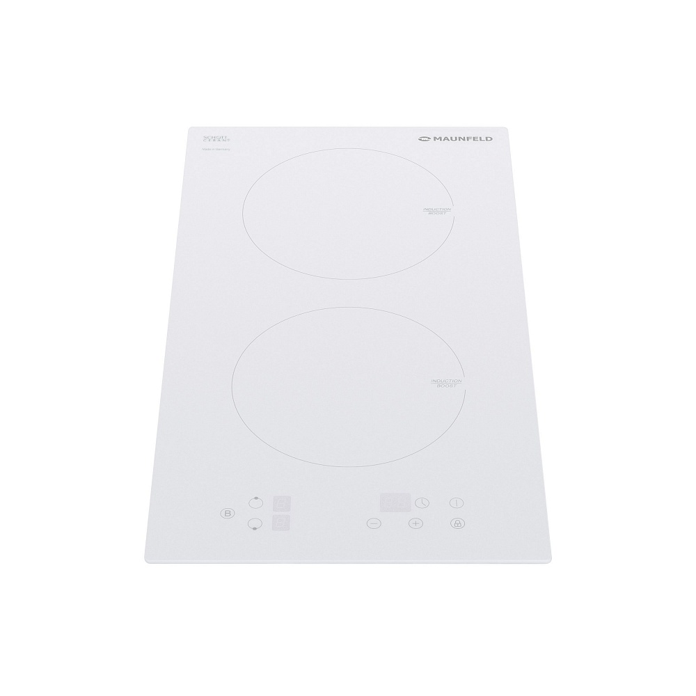 EVI.292-WH Электрическая индукционная панель/ домино, • тип: электрическая 30 см • тип установки: независимая • управление: фронтальное, сенсорное • нагревательный элемент: индукция, 2шт • мощность конфорок, вт: 1 2 0 0 /1 5 0 0 (бустер), 1 5 0 0 /2 0 0 0 Santreyd  - Вид №2