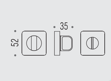 PT19BZG.NM Фиксатор сантехнический Rosetta PT19 BZG черный матовый COLOMBO ROBOQUATTRO S Colombo Design - Вид №1