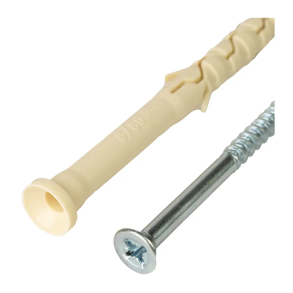 ЕВРОПАРТНЕР Дюбель-гвоздь с цилиндрической манжетой 8×140 мм для бетона и кирпича 89383274 STLM-1334134 - Вид №2