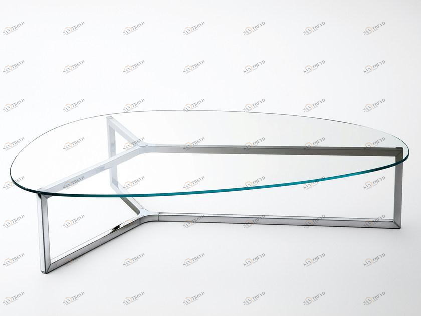 Gallotti&Radice Низкий овальный журнальный столик Raj sun-id-1493403