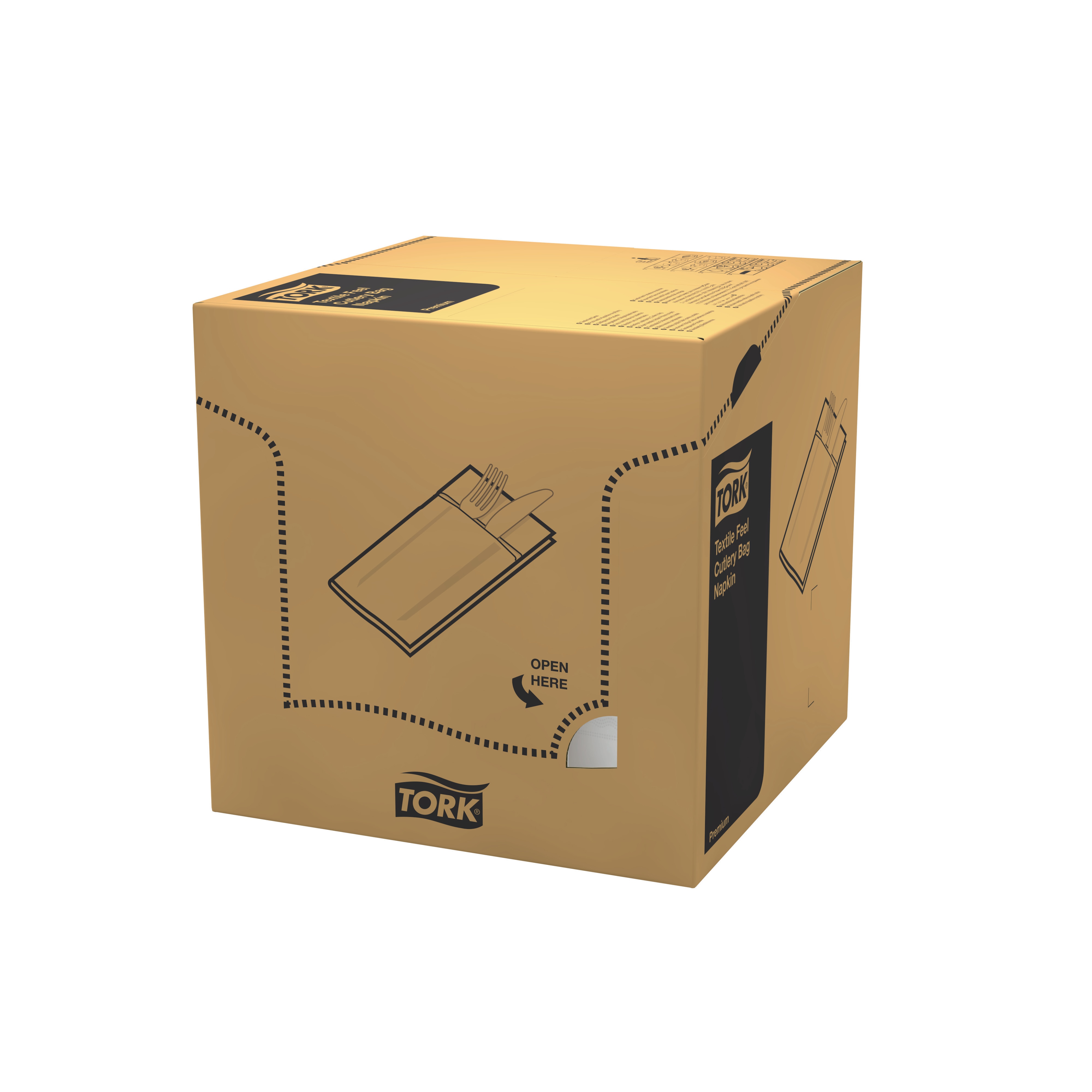 1366238 Мягкий карманный платок для столовых приборов приятного аппетита Tork  - Вид №4