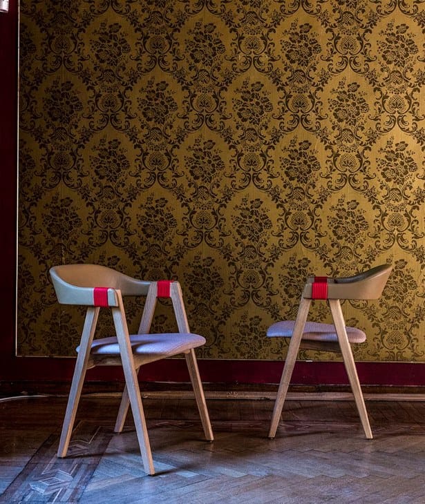 Деревянный штабелируемый стул с подлокотниками MOROSO Матильда ARCH-00136807 - Вид №12