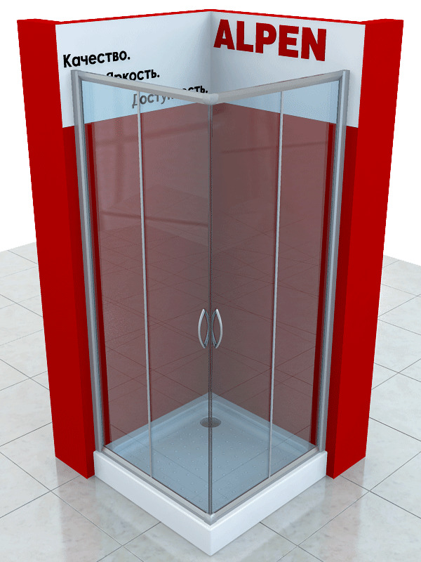 Душевая шторка ALPEN A320-90 A320N-90 - Вид №2