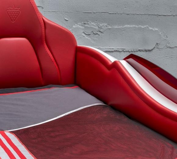 Кровать-машина с подсветкой 100х190 см белая GTS CILEK  00-3832325 Белый Santreyd  - Вид №3