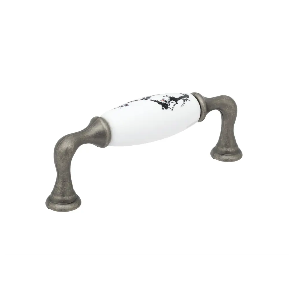 86899818 Ручка-скоба мебельная Casalingo ЦАМ 96 мм цвет серебро STLM-1008099 PALLADIUM 