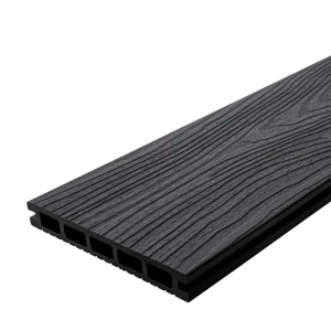 Террасная доска T-DECKS Графит - двусторонняя с текстурой дерева и вельветом 87036584