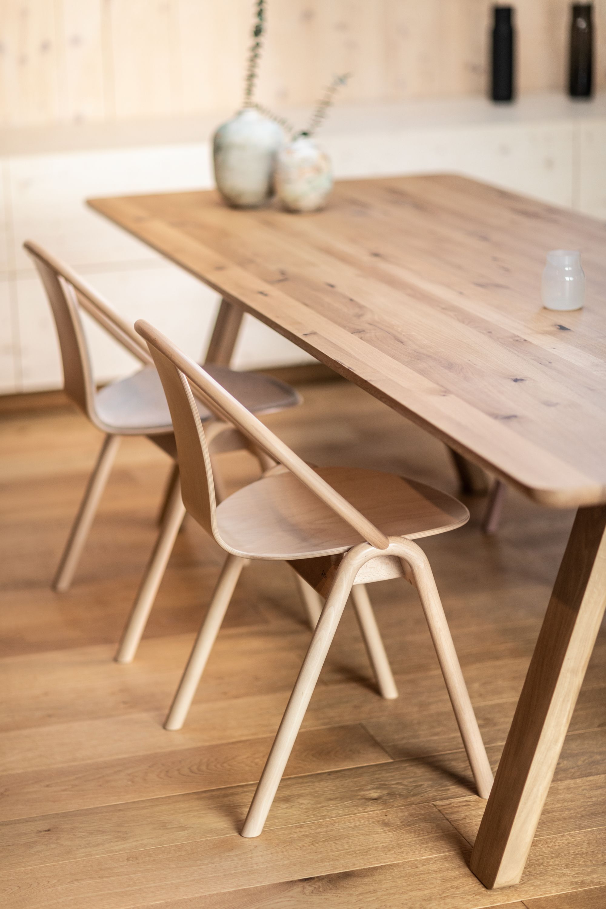 Деревянный штабелируемый стул с подлокотниками TON AGAIN ARCH-00050052 - Вид №10