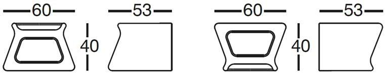 VONDOM Садовый журнальный столик / садовый стул из полиэтилена Pal sun-id-1458205 - Вид №6