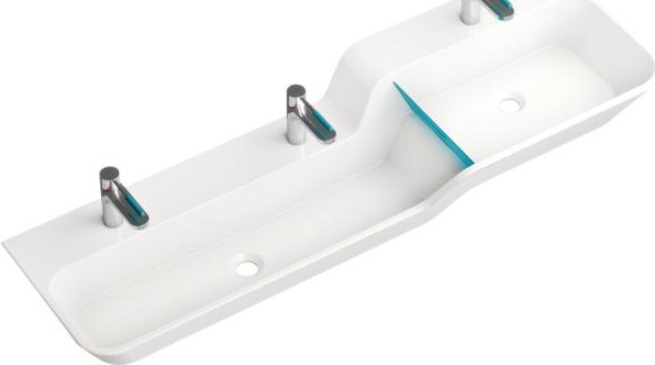 950.12.303 Несколько умывальников с градуированной высотой HEWI Waschtische  - Вид №2