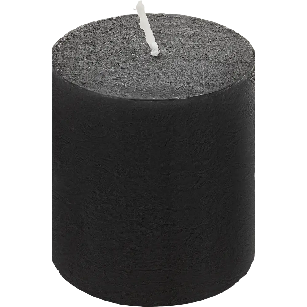 89369075 Свеча столбик ароматизированная Рустик графитовая 7 см STLM-0813760 Santreyd 