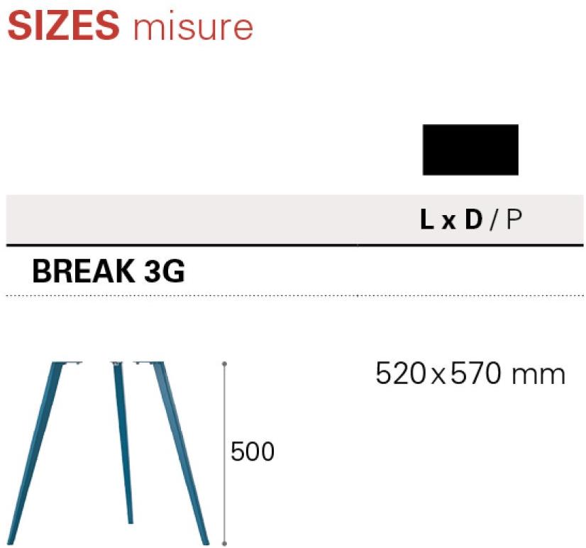 Nitesco Треугольный журнальный столик Break sun-id-1424364 - Вид №1