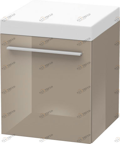 XL270408686 Мобильная тумба X-Large #XL2704 400 x 400 мм Капучино глянцевый лак Duravit