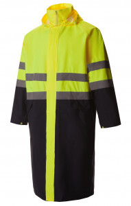 5040613 Плащ Альбатрос + УЦЕНКА лимонный темно-синий  Непромокаемая спецодежда  размер XL