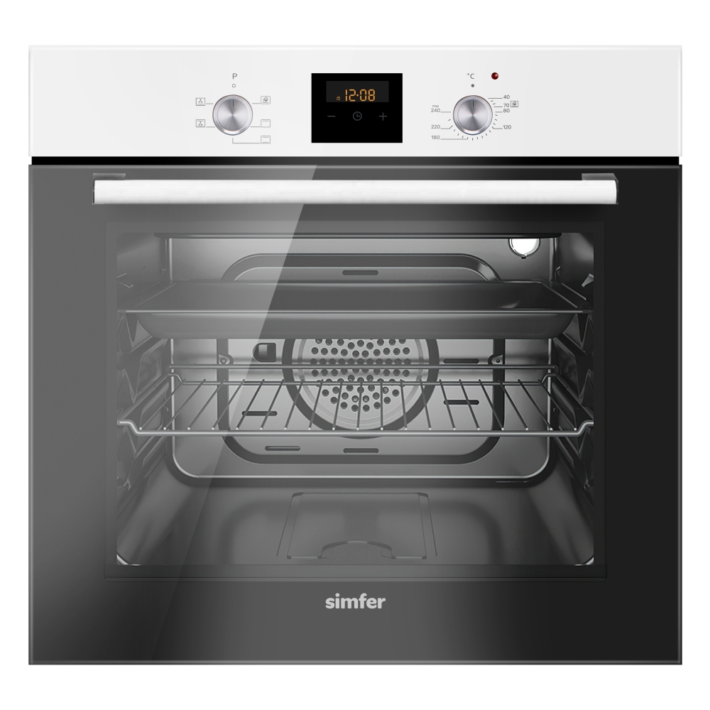 9125095 Электрический духовой шкаф Simfer B6EW56001 белый STDN-0057818
