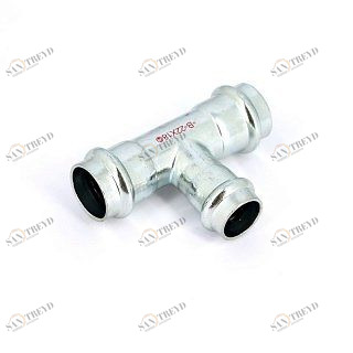 Тройник пресс оцинкованная сталь 22х18х22 IBP PC51300221822