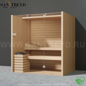 Effegibi SKY 60 BI55200014 Био-сауна. Мощность: 6 кВт макс. Размеры: длина 200 см, ширина 150 см. Отделка: канадский хемлок.