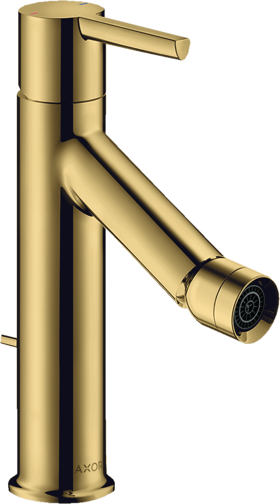 10214990 Смеситель для биде, однорычажный, с рычажной ручкой и сливным гарнитуром AXOR STARCK