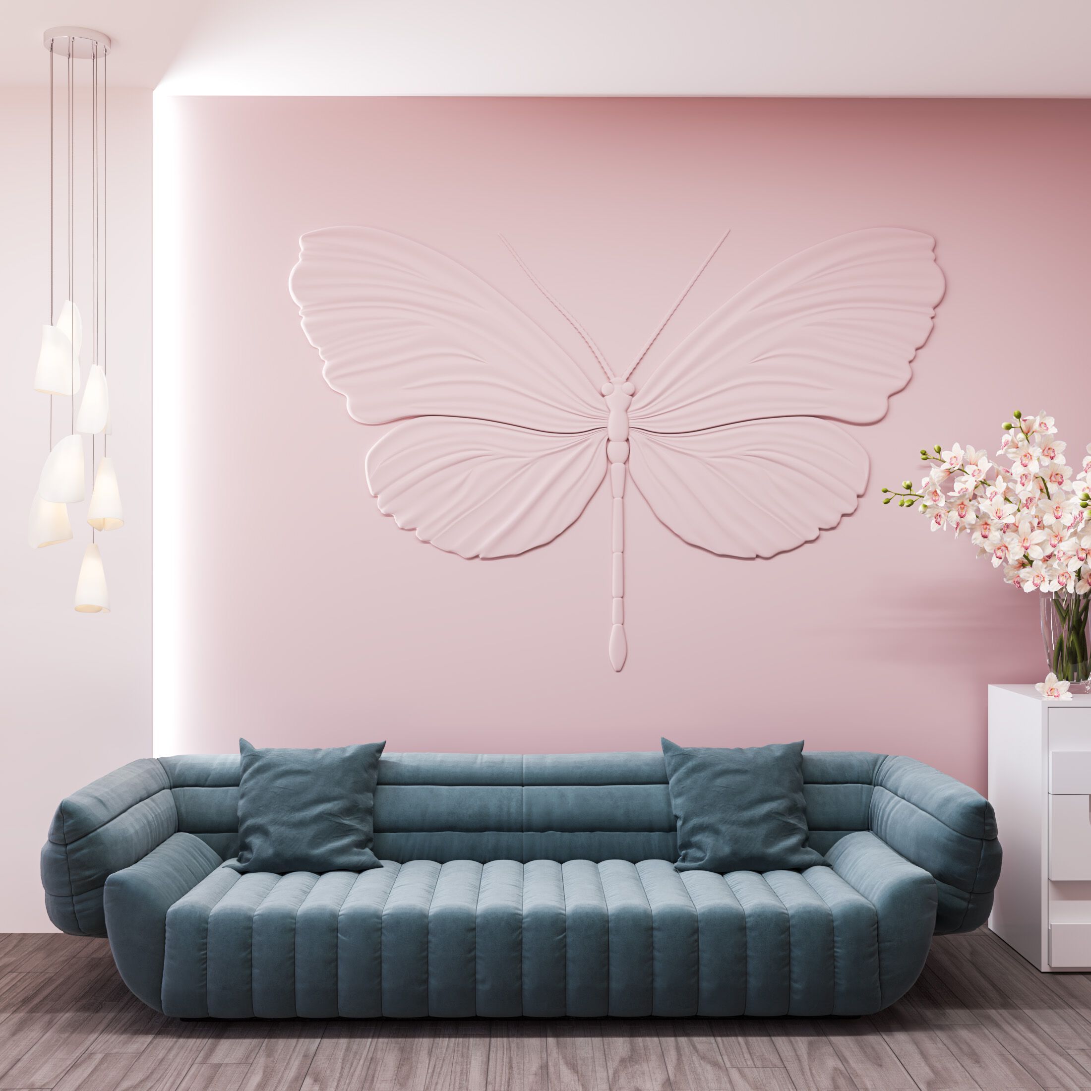 Трехмерная декоративная гипсовая панель WallDeco Pano ARCH-00094221 - Вид №2