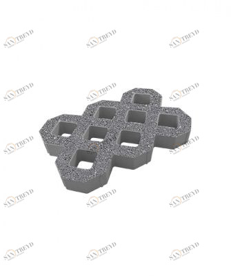 Тротуарные плиты "ГАЗОННАЯ РЕШЕТКА" - Б.1.ГР.8 (Стандарт) Серый Santreyd sun-id-332538