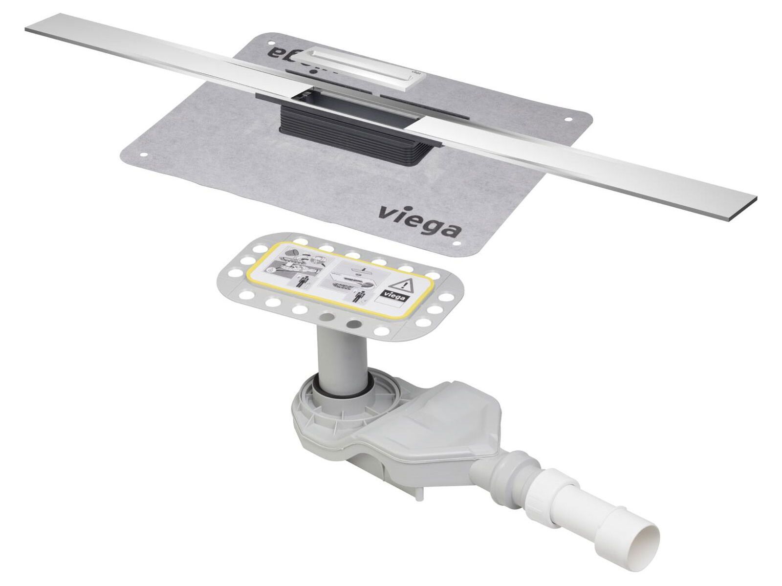 Модульный слив для душа из нержавеющей стали Viega Italia Advantix ARCH-00142740 - Вид №3