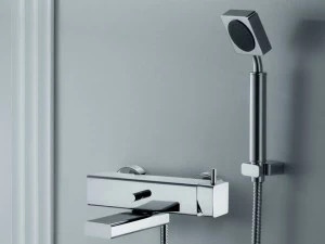 JUSTIME Смеситель для ванны настенный из хромированной латуни с ручным душем Mark 6909-94-81cp
