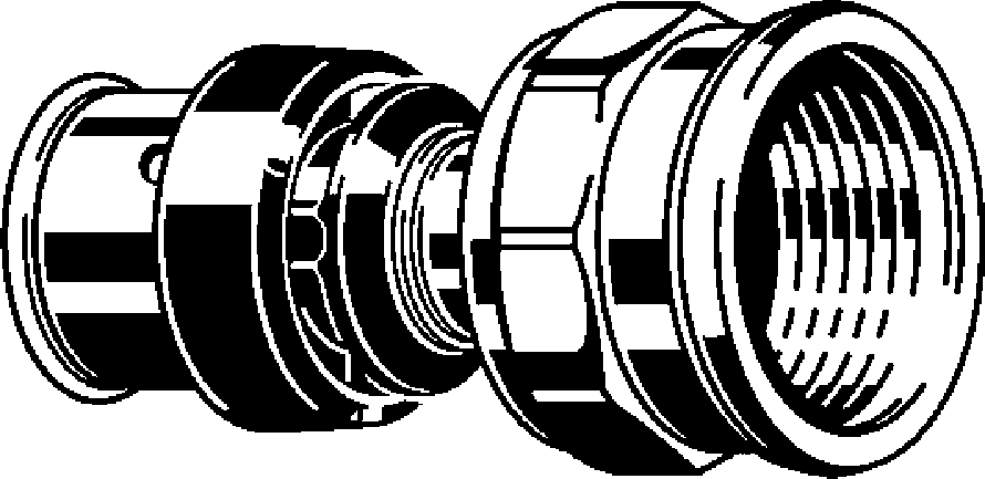 729 646 Модель 6712 Трубопроводные системы  Viega Smartpress  Переходники/​переходные угольники Santreyd  - Вид №1