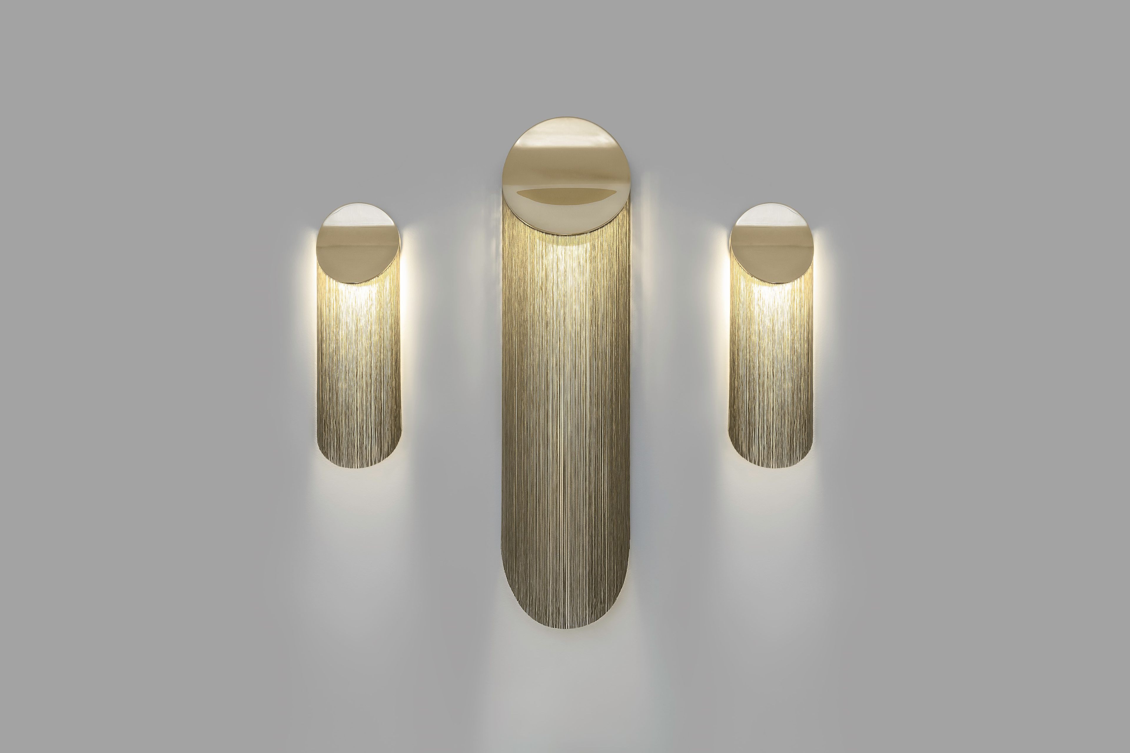 Район бахромой стальной светодиодный настенный светильник Darmes Cé ARCH-00063498 - Вид №10