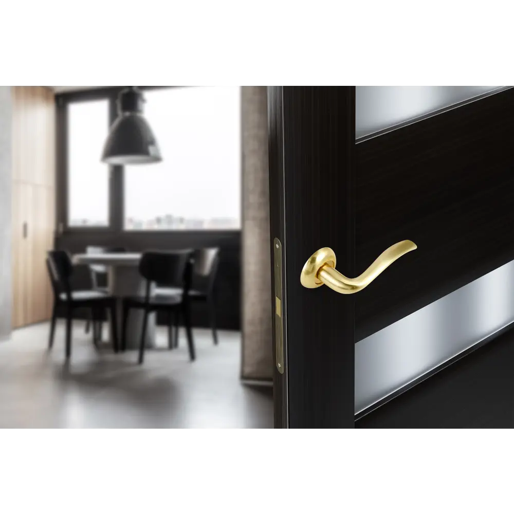 Дверные ручки EDSON EDS-65H-R1 в золотом исполнении 85170622 STLM-0059421 - Вид №10