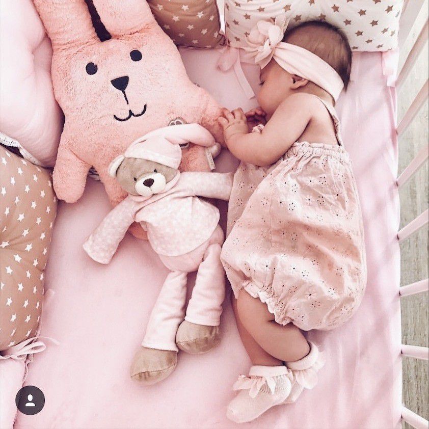 Мягкая игрушка для сна "Мишка с длинными ногами" розовый COMFORTBABY  351330 Розовый Santreyd  - Вид №2