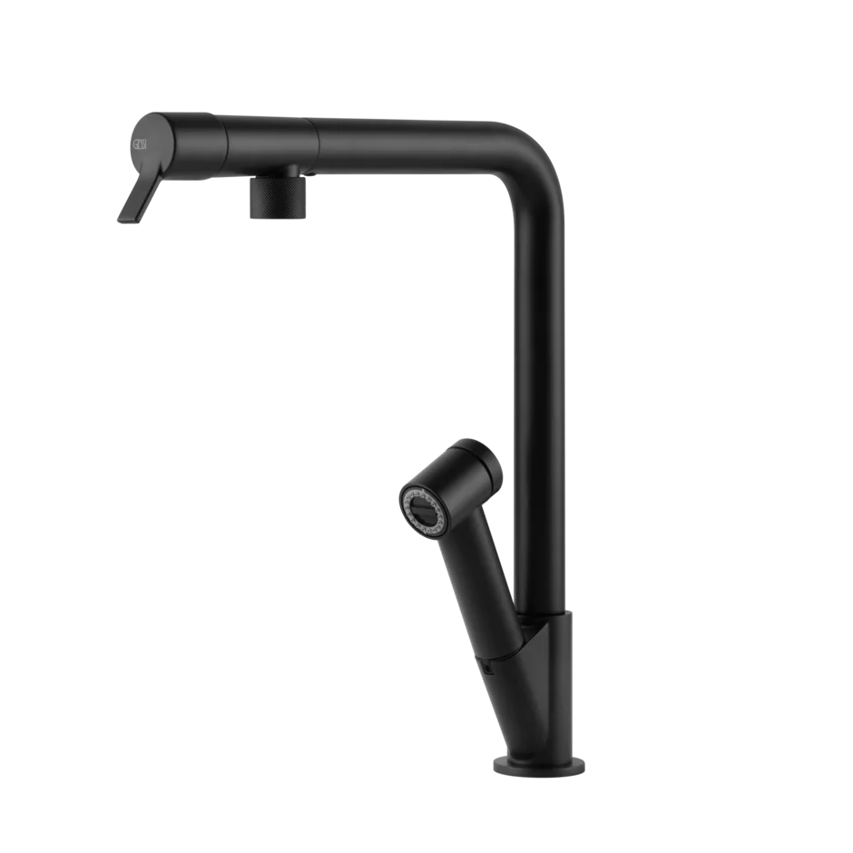 Смеситель для раковины 60640 299 Gessi Fisso МАТОВО-ЧЕРНЫЙ 60640299