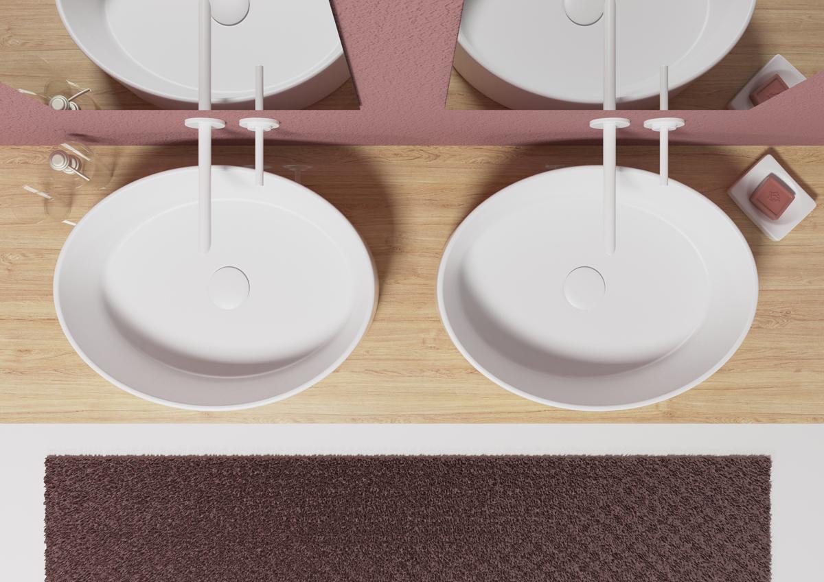 LKLAVFSBF451 Накладная раковина на столешницу GSG CERAMIC Like - Вид №1