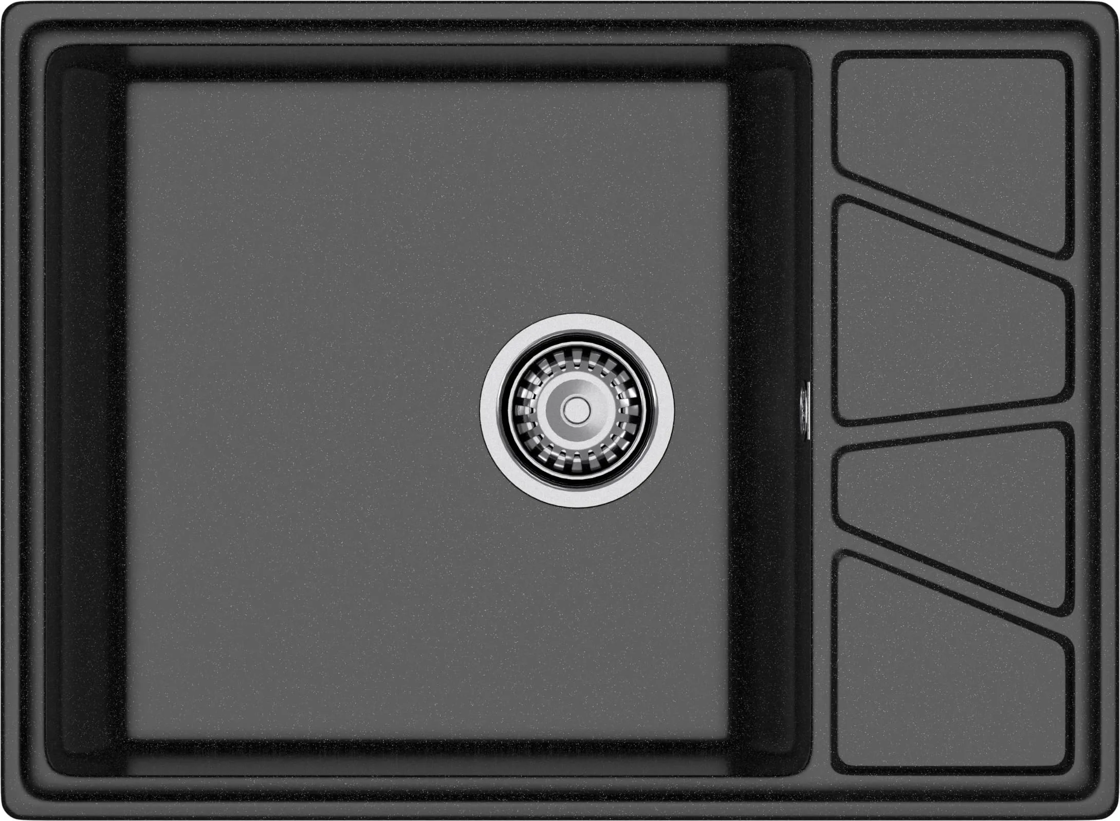 Кухонная мойка Искусственный камень VERTEX S191 GranFest V-680L-S191