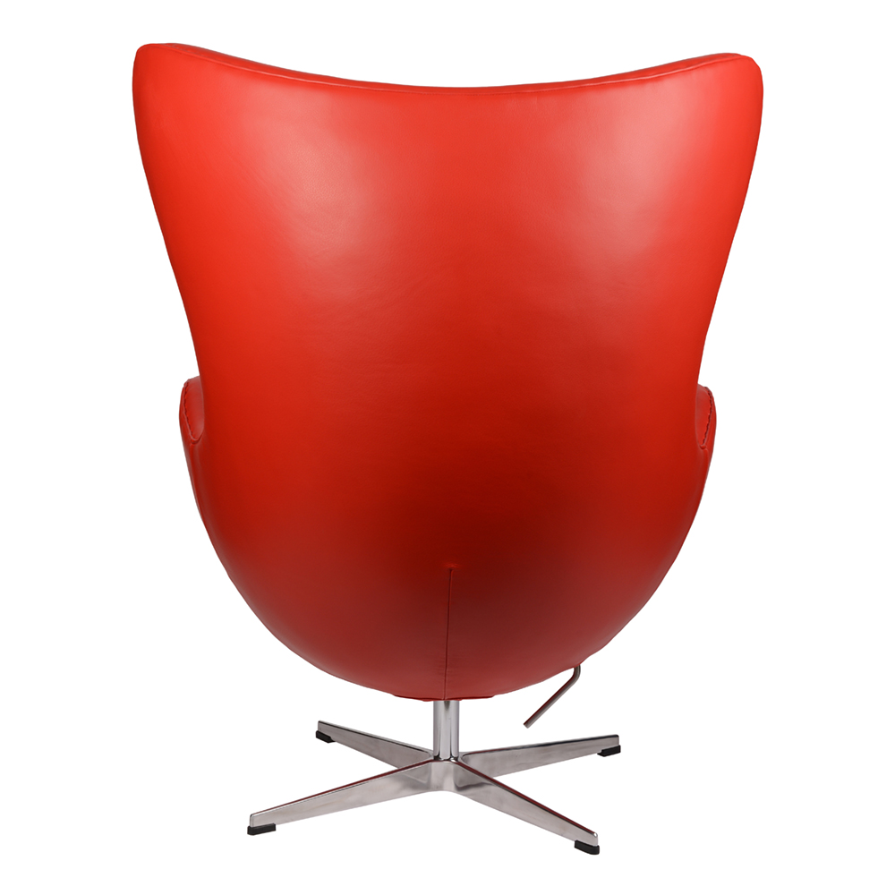 Кресло Arne Jacobsen Style Egg Chair красное SOHO DESIGN ДИЗАЙНЕРСКИЕ, EGG 131522 Красный  - Вид №3
